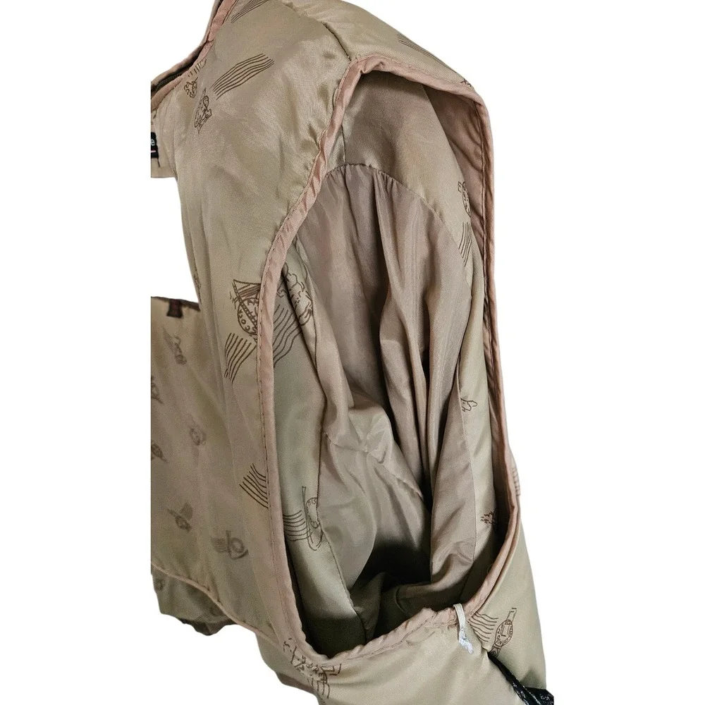 Adventure Bound Originals Mens Brown Leather Bomber Jacket Thinsulate 2X Vintage